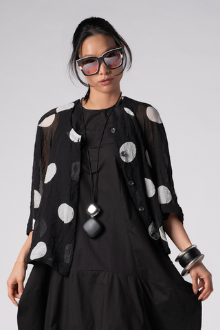 ALEMBIKA Breeza Jacket in BW Circles