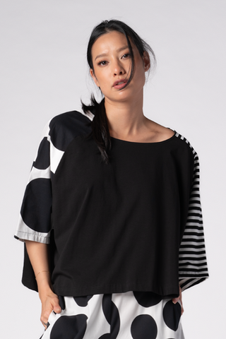 ALEMBIKA Doppia Crop Top in Mix Print