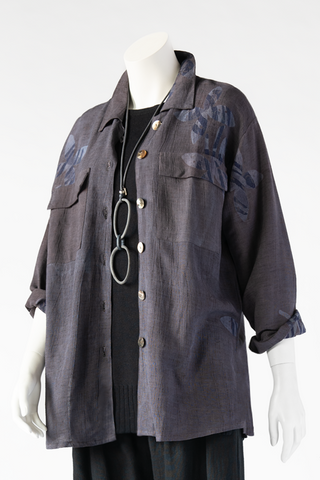 Phocket Jacket in Amethyst Papyrus