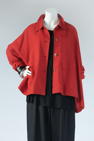 New York Jacket in Red Roma