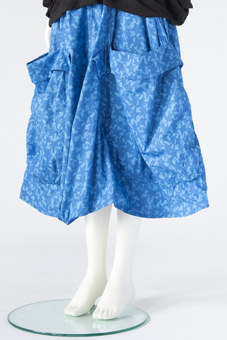 Giant Pocket Skirt in Blue Stars Carnaby