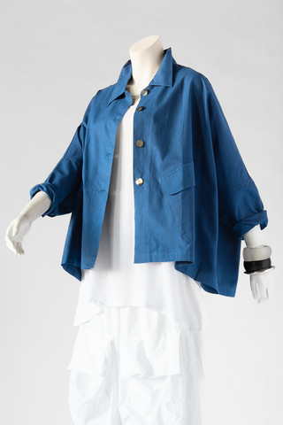 New York Jacket in Blue Trench