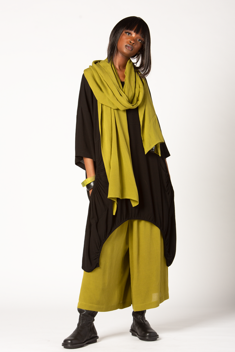 Shown w/ Wide Pant and Crinkle Scarf