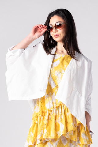 Monterey Jacket in White Carnaby