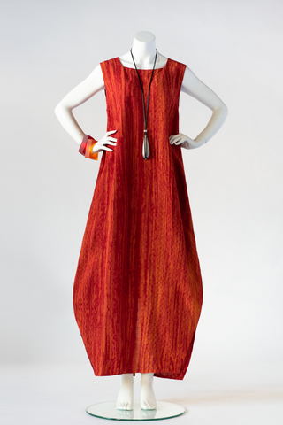 Pentagon Dress in Deseo Papyrus