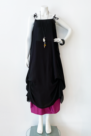 Roxanna Dress in Black Delphi