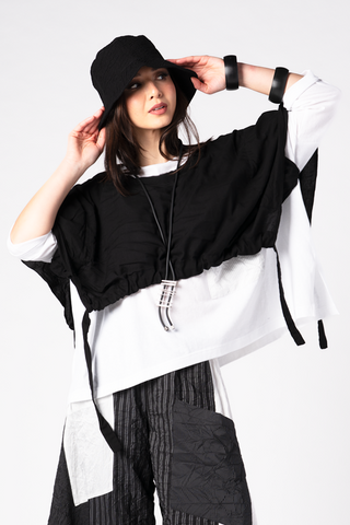 Napier Top in Black Delphi