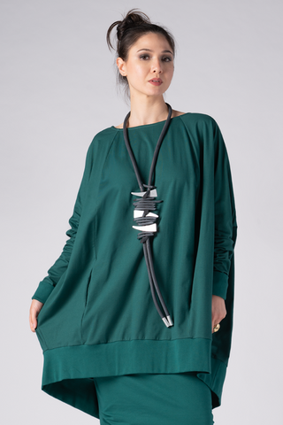 Sabotino Tunic in Emerald Tokyo