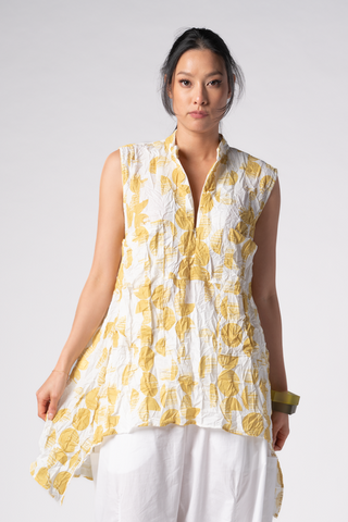 GERSHON N/S Lila Tunic in Yellow Suno