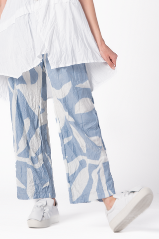 GERSHON Bleuet Pant in Blue Print