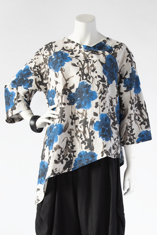 3/4 Peking Top in Gauguin Papyrus