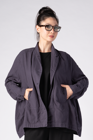 GRIZAS Esfera Jacket in Fialka Cotton