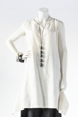 Square Tunic in Ivory Roma