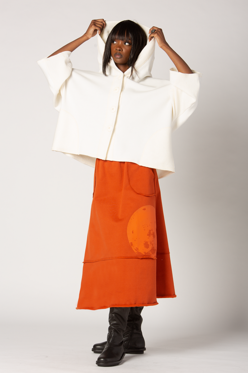 LUUKAA Tsuki Skirt in Cinnamon