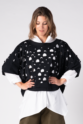 LUUKAA Eclipse Top in Black