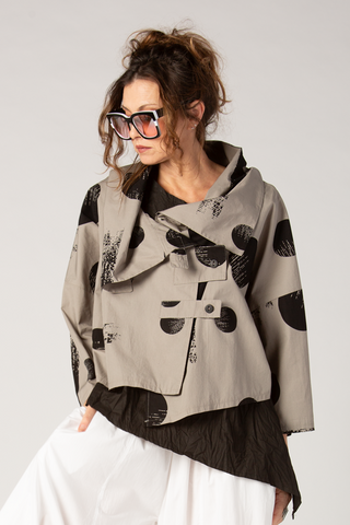 LUUKAA Audrey Jacket in Stone