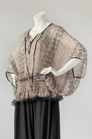 Silk Santorini Top in L.V. Taupe