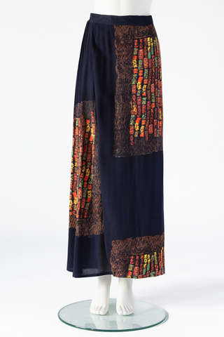 Overlap Skirt in Millefiori Crinkle