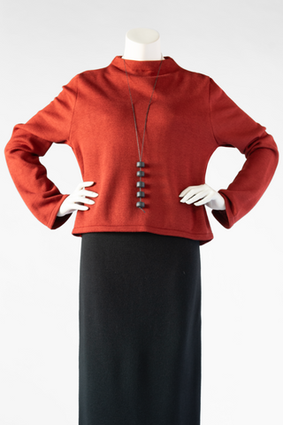Abby Top in Brick Zermatt