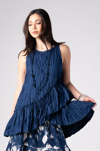 Ruffle Tank in Marazul Carnaby