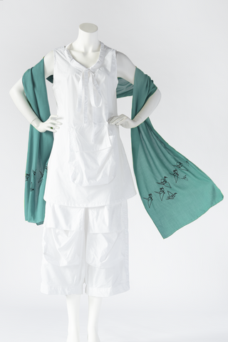 Delphi Scarf in Steel Origami Delphi