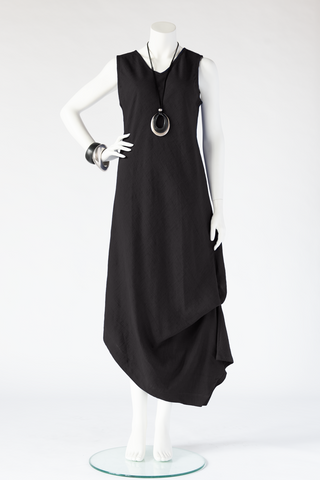 Shauna Dress in Black Papyrus