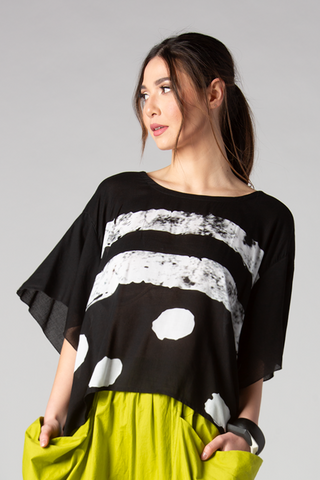 Melbourne Top in B&W Rollo Delphi