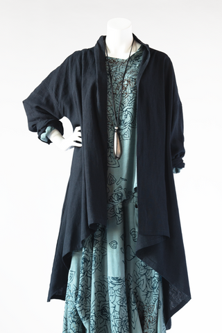 Fest Jacket in Black Roma