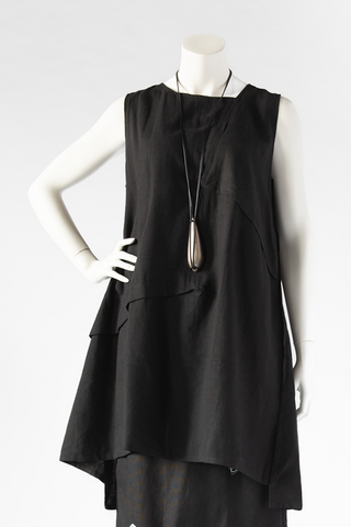 N/S Pieces Tunic in Black Roma