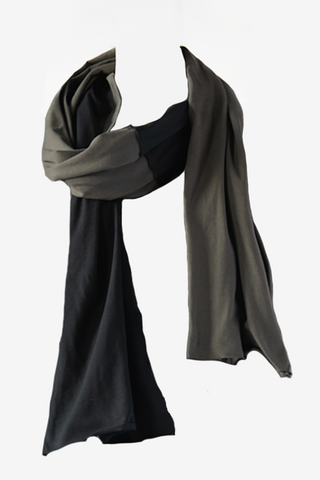 Tokyo Scarf in Smoke/Black Combi Tokyo