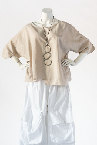 Crop Top in Sand Limon