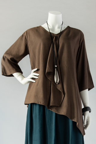 River Top in Walnut Papyrus