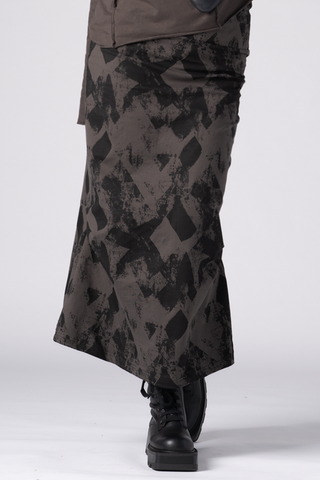 Escape Skirt in Woodsmoke Shaki Tokyo