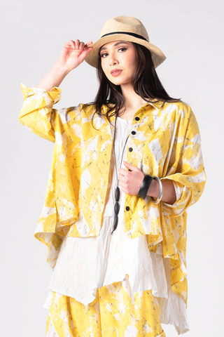 Balboa Shirt in Yellow Ki Carnaby