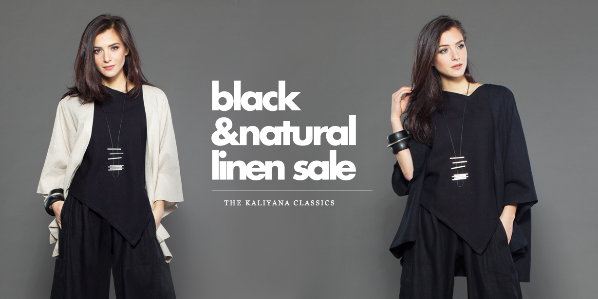 Lookbook: New Black & Natural Linen Sale
