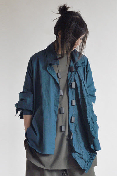 Novel Shirt in Teal Carnaby