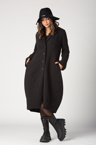 ALEMBIKA Octavia Coat in Black
