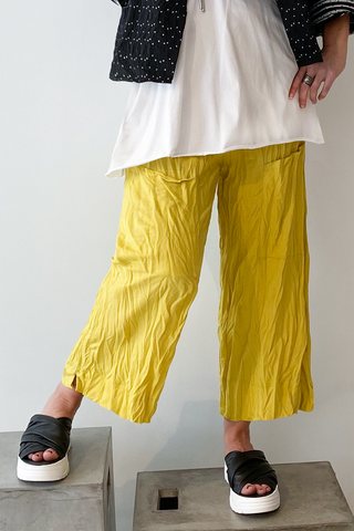 ALEMBIKA Tasca Pant in Lemon Jersey