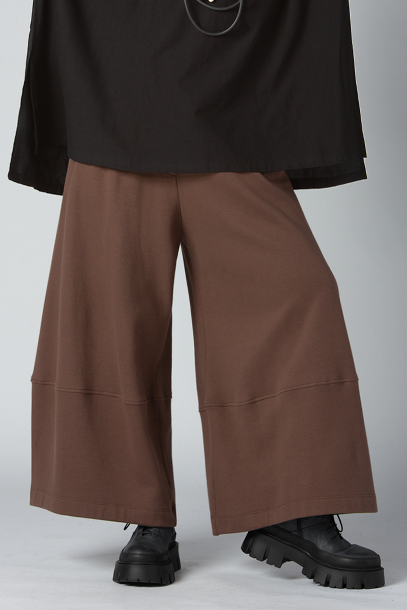 ALEMBIKA Wide Pant in Coffee