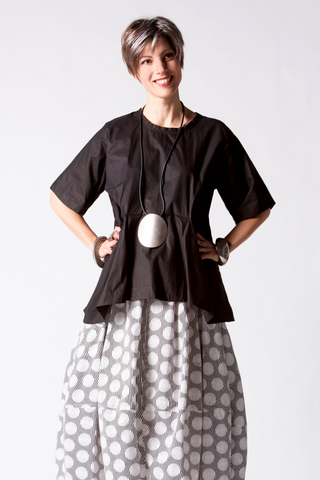 Wanaka Top in Black Carnaby