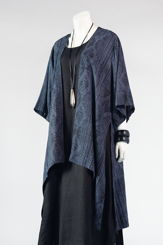 Long Kimono Jacket in Brittany Roma