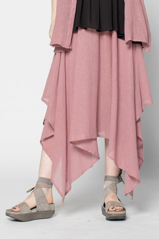 Moka Skirt in Blossom Lino