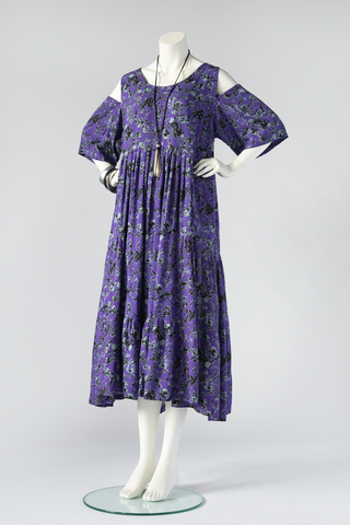 Cafone Dress in Purple Borago Boston