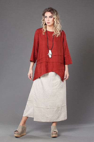 Shown w/ Short Kimono Jacket and Pocket Overlap Skirt