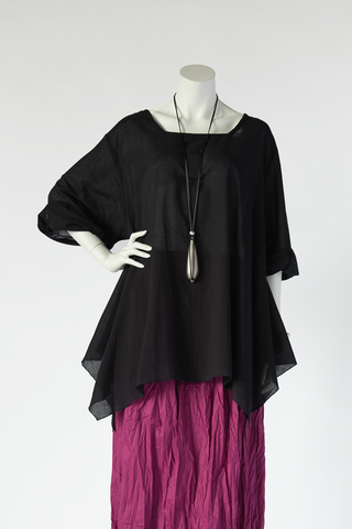 Susan Top in Black Rafina