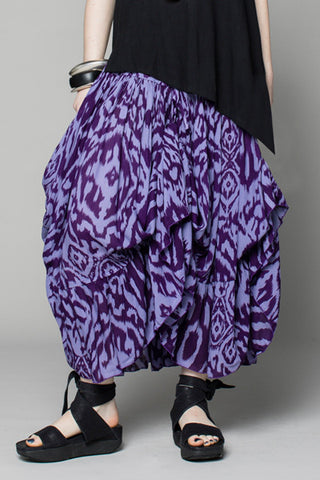 Cassandra Skirt in Crocus Print Delphi
