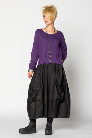 Natalie Dress in Concord Tokyo/Black Carnaby