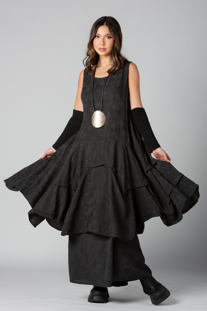 Manifold Dress in Charcoal Milano