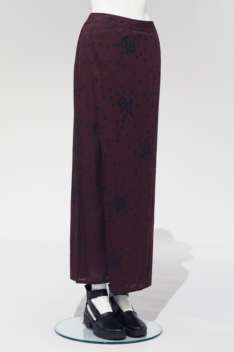 Overlap Skirt in Porto Cubist Crinkle