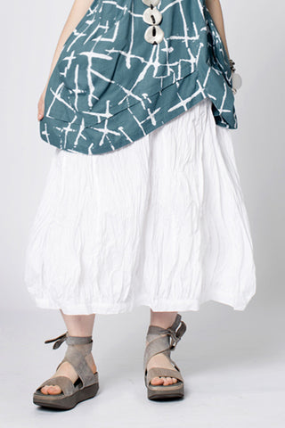 Fab Skirt in White Carnaby